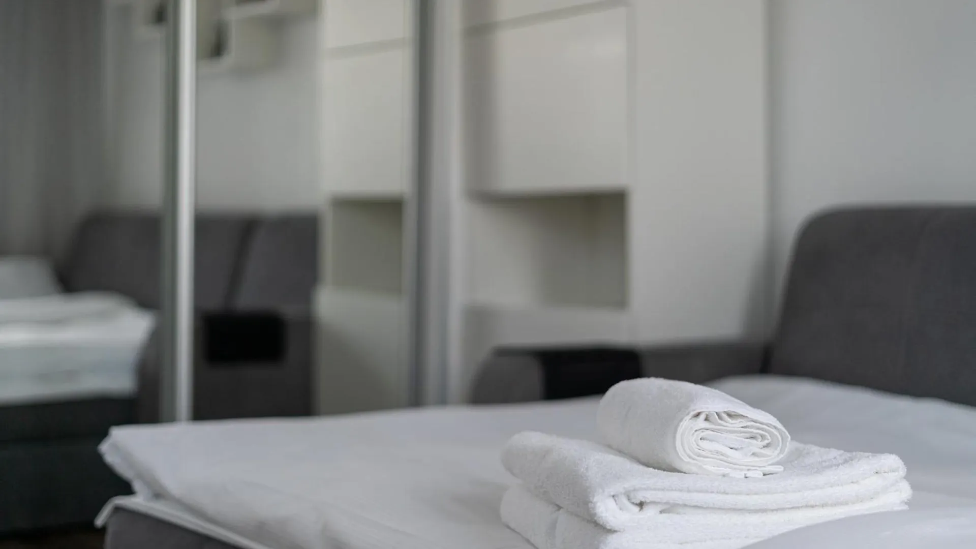 Park Tysiaclecia Grey Studio Apartment Krakow